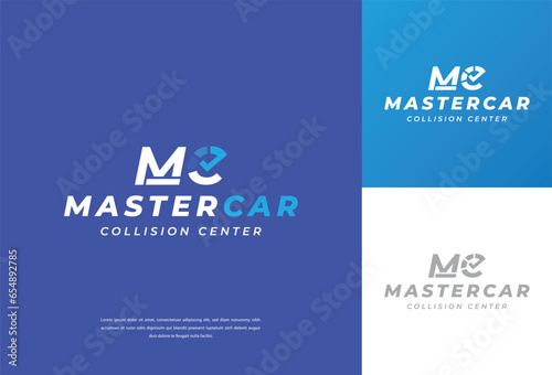 MC, CM, C, M Letter Business Logo Design Alphabet Icon Vector Monogram