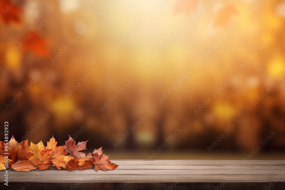 Autumn Background and copy space, generative ai Autumn Background and copy space, generative ai