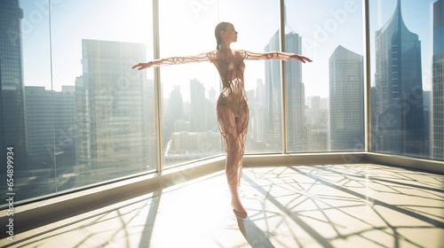 ballet girl dancer in ballet pose