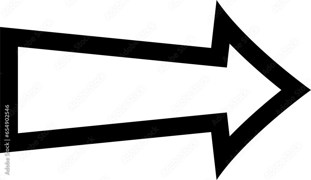 Directional black arrow. PNG with transparent background Directional black arrow. PNG with transparent background