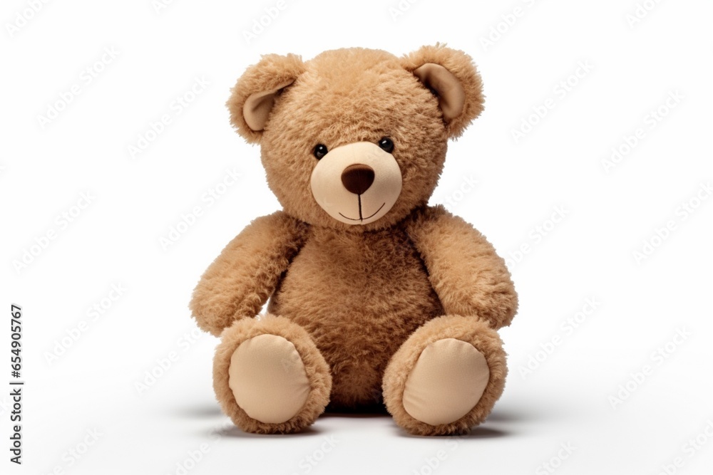 Teddy bear on isolated White background