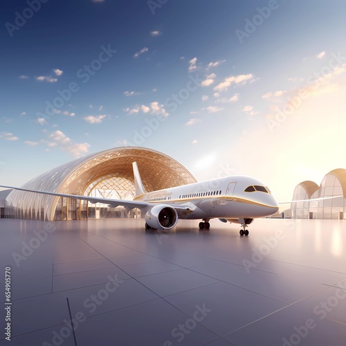 flying innovation: blending an airplane with contemporary architectural design