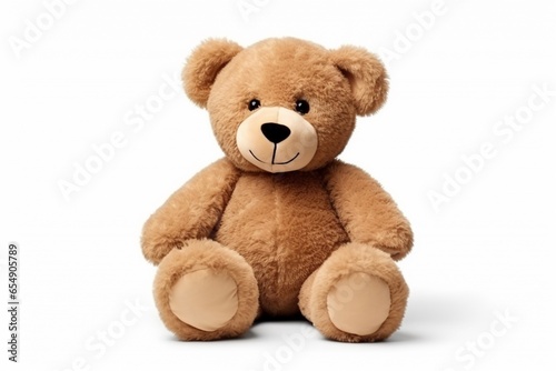 Teddy bear on isolated White background