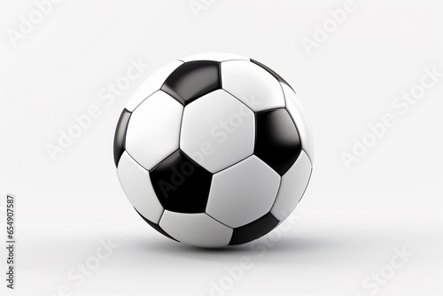 soccer ball on isolated White background