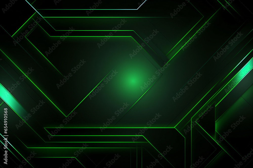 green background design gray modern neon effect