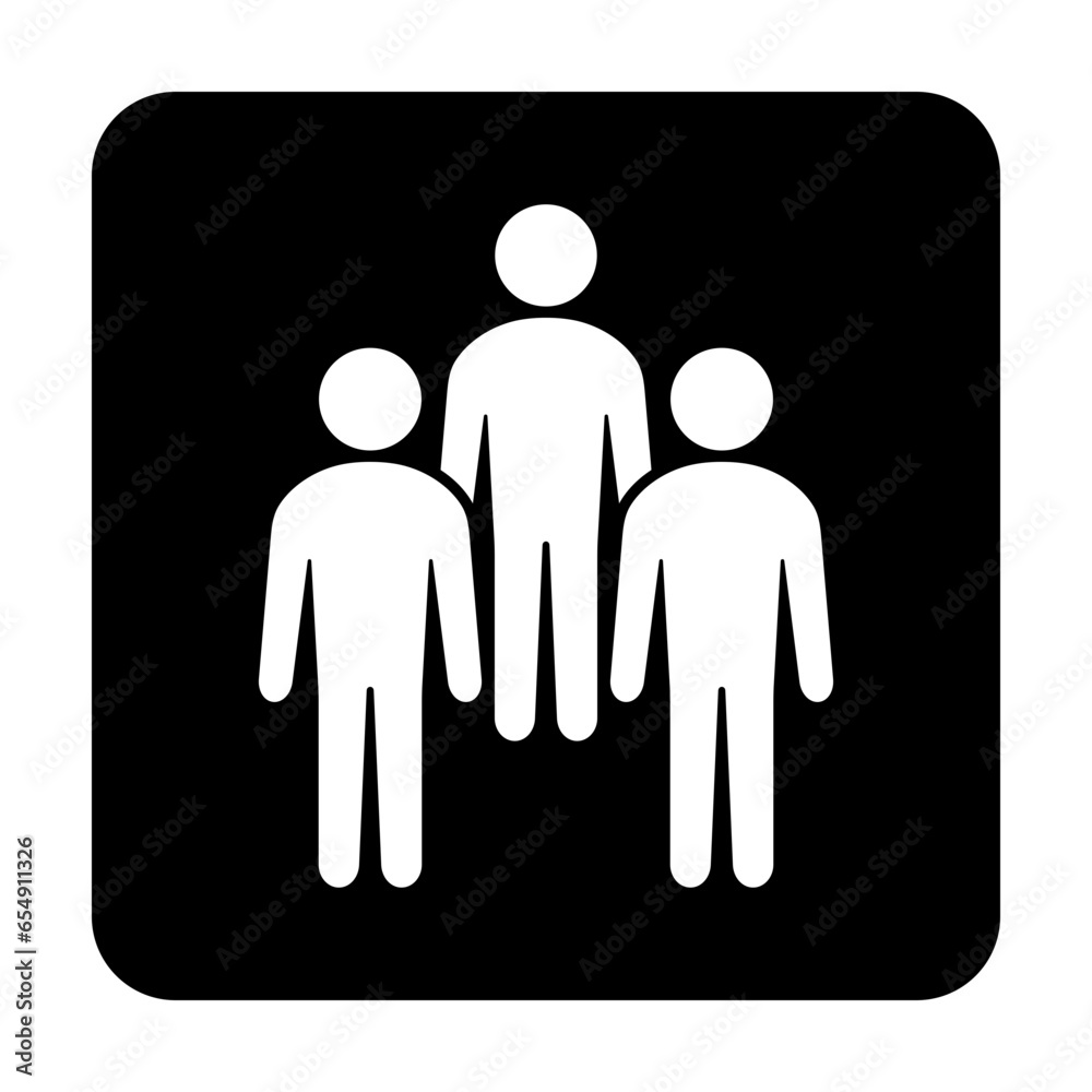 Symbol, ikona ludzi. Plik wektorowy. Symbol, ikona ludzi. Plik wektorowy.