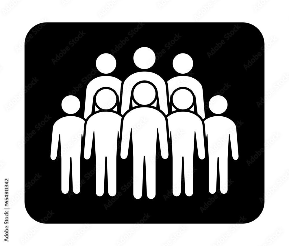 Symbol, ikona ludzi. Plik wektorowy. Symbol, ikona ludzi. Plik wektorowy.