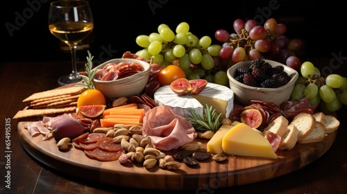 Foodie delights. charcuterie boards and wine