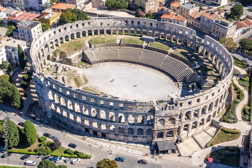 Arena Croatia Pula Roman Aerial