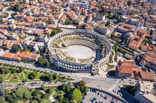 Arena Croatia Pula Roman Aerial