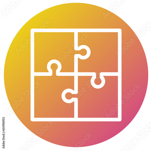 Puzzle Vector Icon Design Illustration