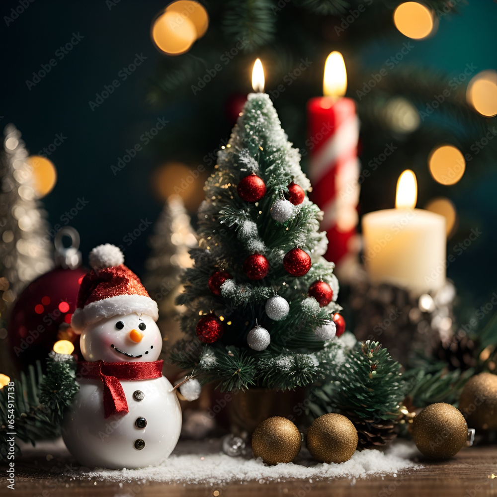 Christmas decoration illustration Christmas decoration illustration