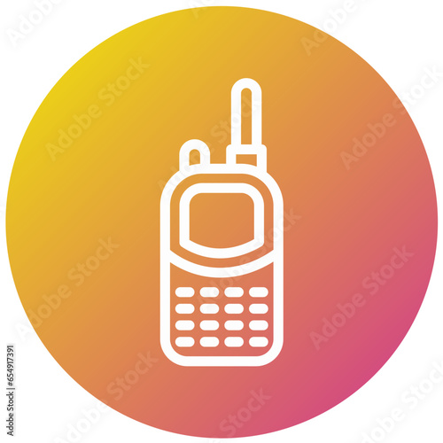 Walkie talkie Vector Icon Design Illustration