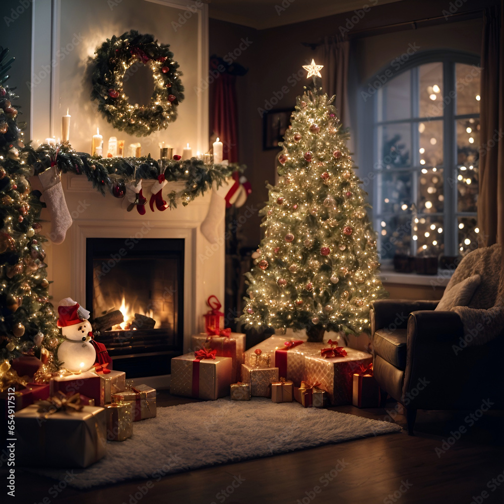 Christmas decoration illustration Christmas decoration illustration