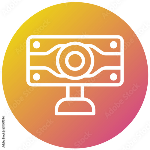 Webcam Vector Icon Design Illustration