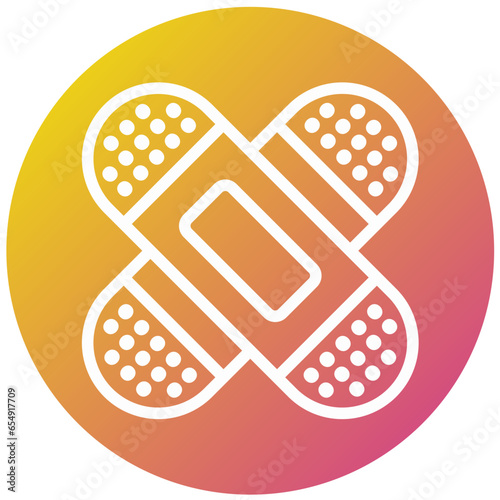 Band Aid Vector Icon Design Illustration