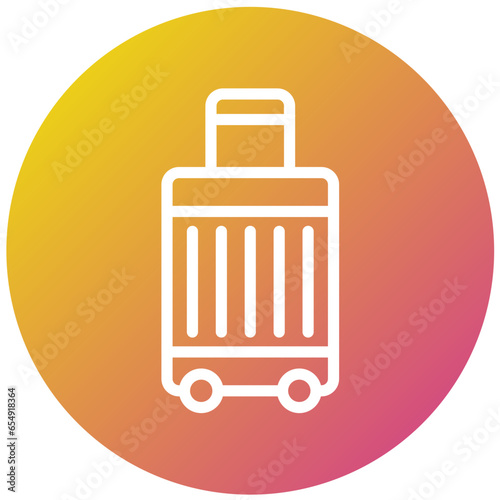 Luggage Vector Icon Design Illustration