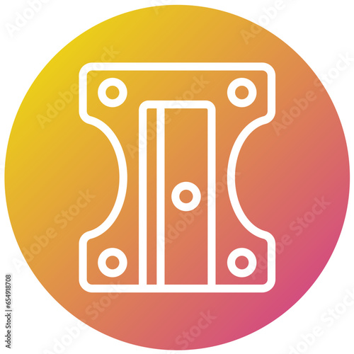 Pencil Sharpener Vector Icon Design Illustration