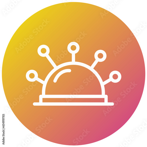 Pincushion Vector Icon Design Illustration