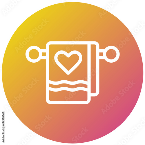 Towel Vector Icon Design Illustration