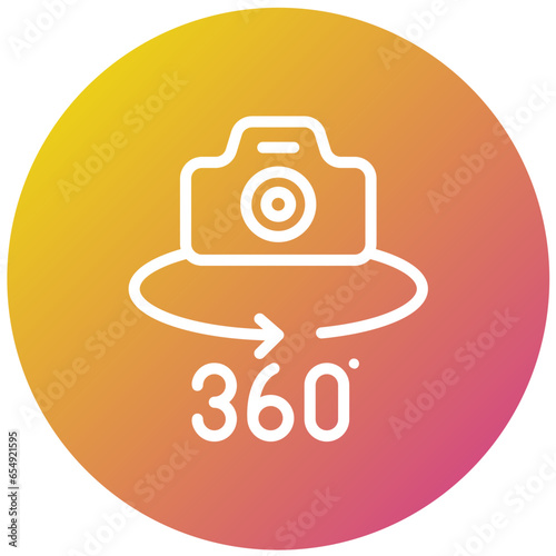 Panorama Vector Icon Design Illustration