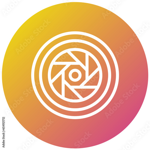 Diafragma Vector Icon Design Illustration