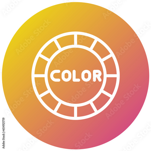 Color Vector Icon Design Illustration