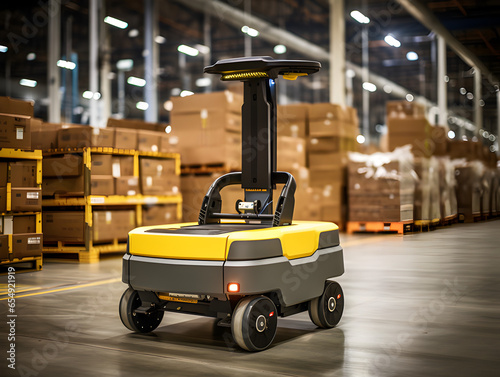 Warehouse Technology AGV Automated Guided Vehicle AMR AIV photo