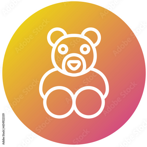 Bear Vector Icon Design Illustration