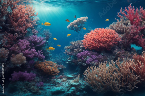 coral reef and coral © emdadul