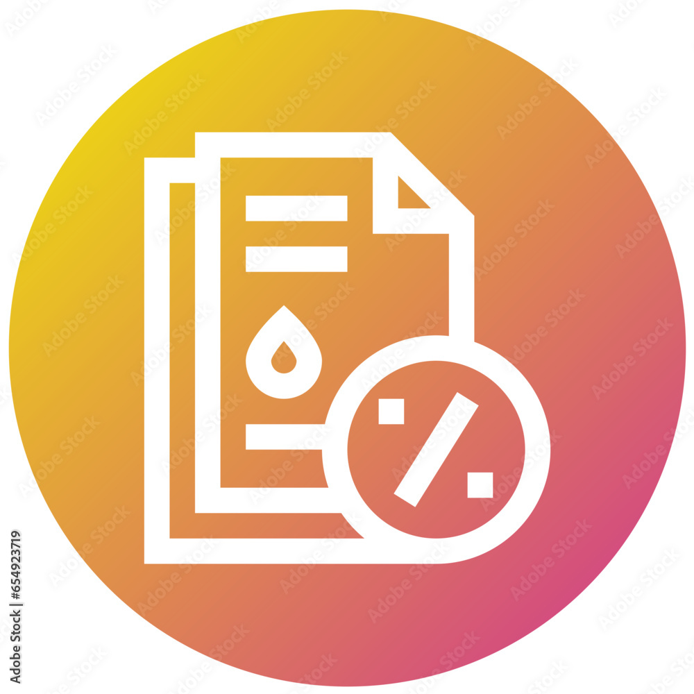 Fuel Discount Paper Vector Icon Design Illustration Fuel Discount Paper Vector Icon Design Illustration