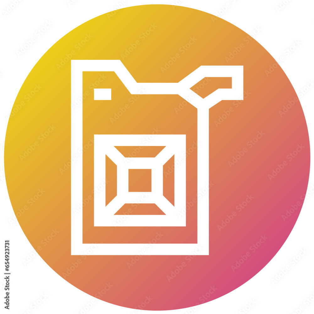 Kerosene Can Vector Icon Design Illustration Kerosene Can Vector Icon Design Illustration