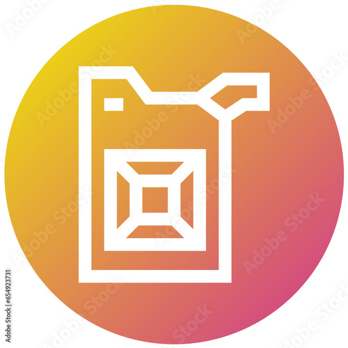 Kerosene Can Vector Icon Design Illustration