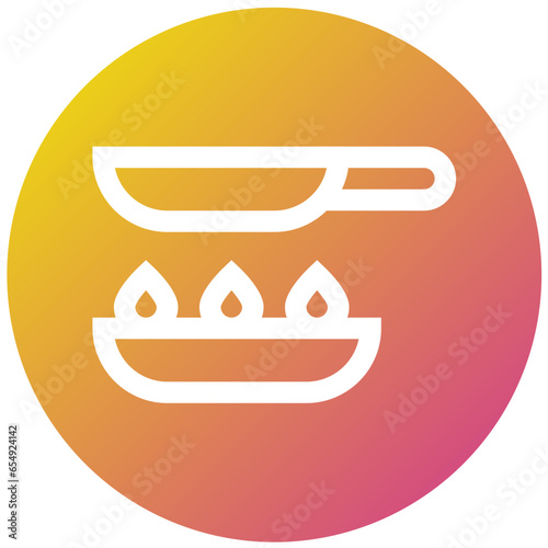 Food pan Vector Icon Design Illustration