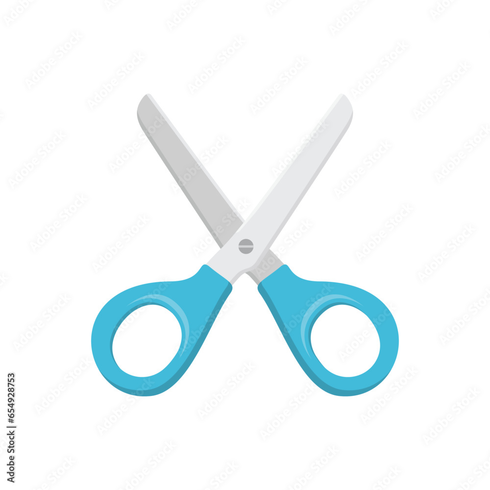 Scissor icon in flat style. Cutting hair equipment vector illustration on isolated background. Hairdressing sign business concept. Scissor icon in flat style. Cutting hair equipment vector illustration on isolated background. Hairdressing sign business concept.