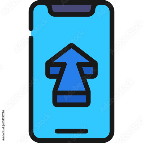 AR Navigation Mobile Icon