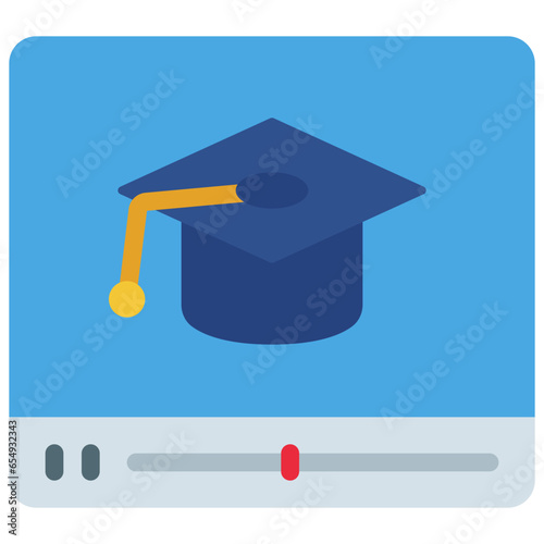 Online Course Video Icon