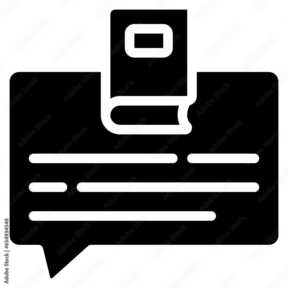 Book Message Icon Book Message Icon