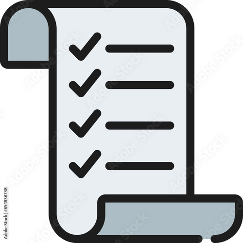 Checklist Scroll Icon