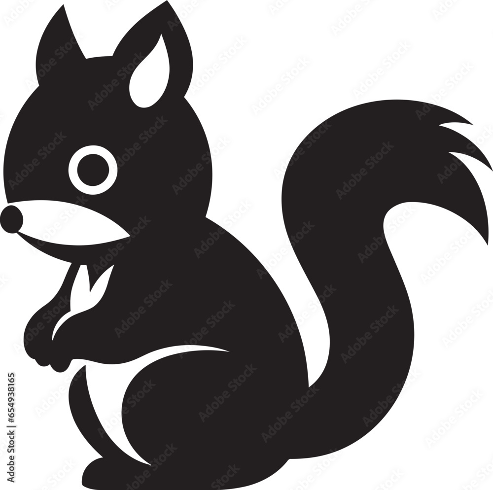 Cosmic Night Squirrel Icon Shadowed Nutcracker Logo Cosmic Night Squirrel Icon Shadowed Nutcracker Logo