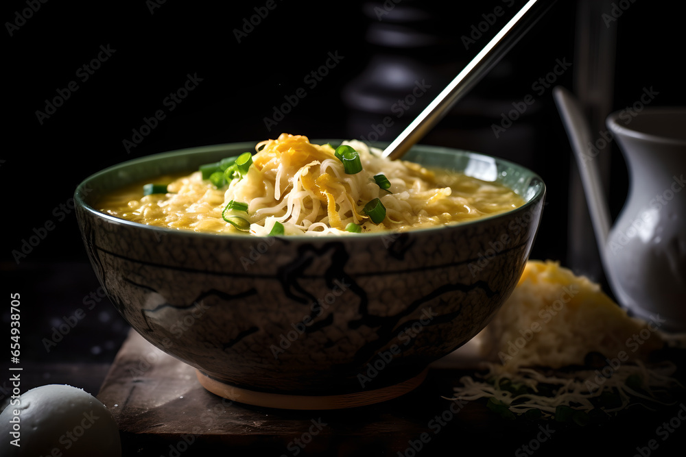 Ramen noodles, AI generated, Generative AI, AI Art, illustration,