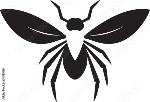 Black Tarantula Hawk Signature Vector Hawk Wasp Monarch