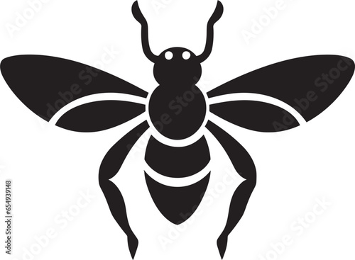 Tarantula Hawk Aerial Emblem Vector Insect Hunters Mark
