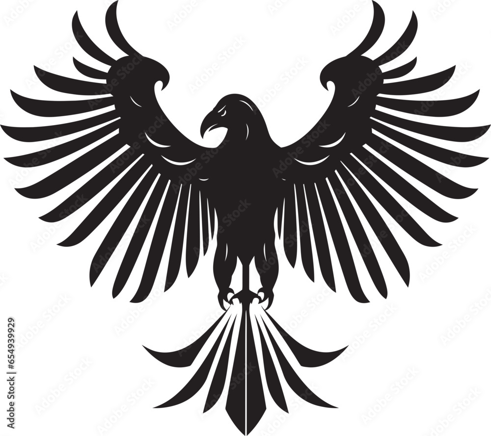 Dark Winged Scavenger Icon Vultures Gaze Insignia Dark Winged Scavenger Icon Vultures Gaze Insignia