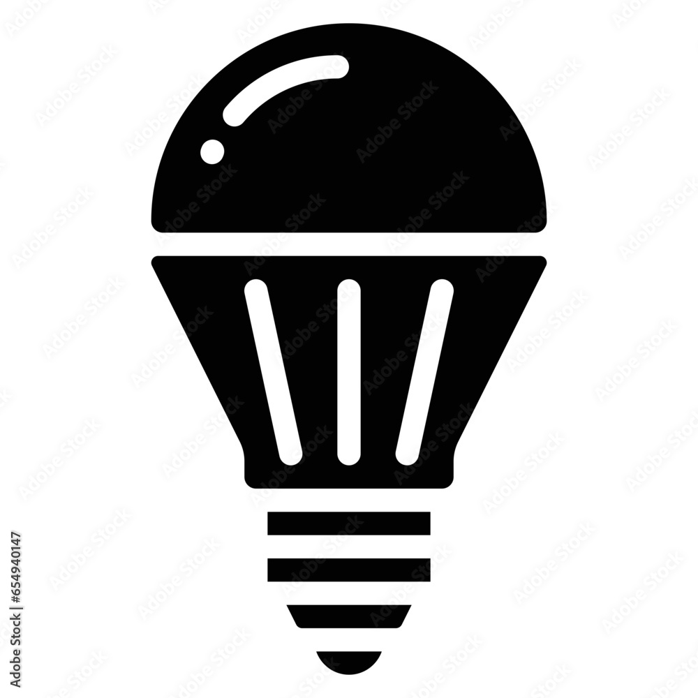 LED Light Bulb Icon LED Light Bulb Icon