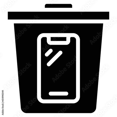 E Waste Bin Icon