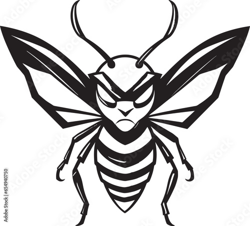 Stingers Regal Reign Icon Black Vector Wasp Empire Emblem