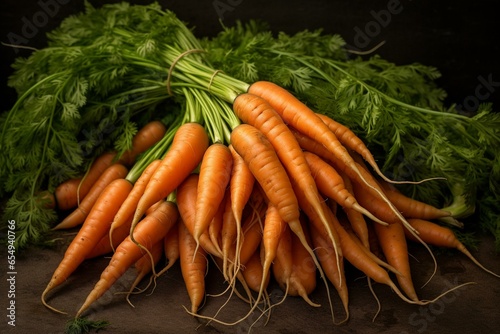 Carrots mature outside. Generative AI