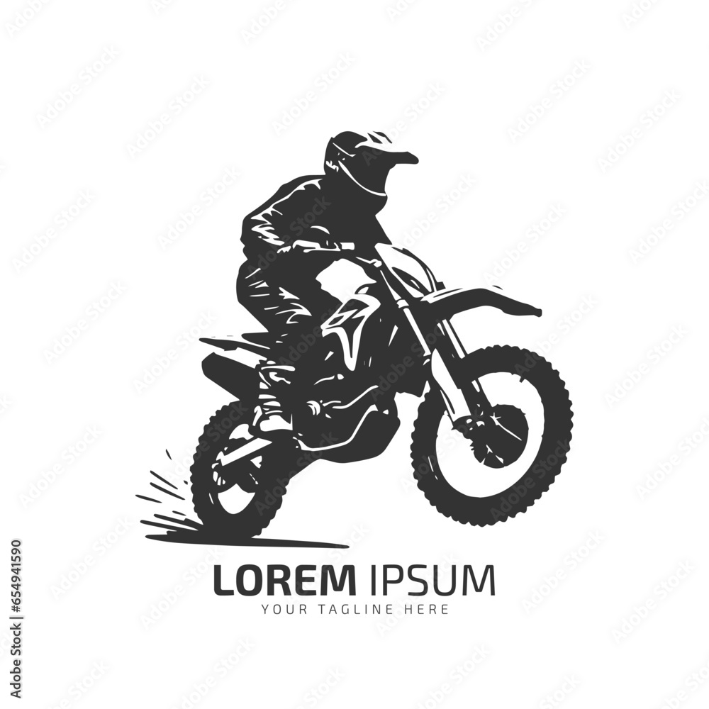 minimal and abstract logo of dirt bike icon mud bike vector silhouette isolated design motocross bike one wheeling bike minimal and abstract logo of dirt bike icon mud bike vector silhouette isolated design motocross bike one wheeling bike