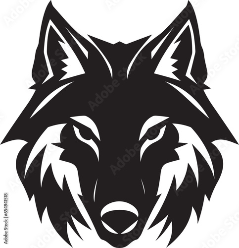 Majestic Timberwolf Crest Moonlit Lone Wolf Icon